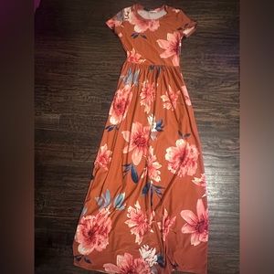 Floral maxi dress